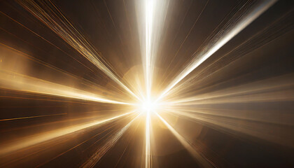 Poster - Dynamic burst of light radiating from a central point, creating an ethereal atmosphere and mesmerizing visual effect