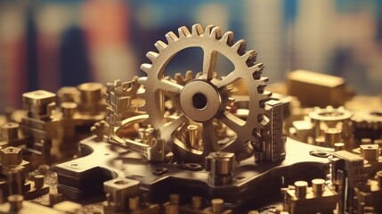 Intricate Clockwork Gears