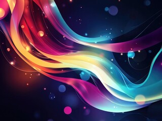 Leinwandbilder - Abstract design for flyer background art