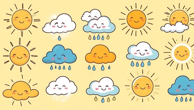 Colorful paper art illustration featuring a rainbow, hot air balloons, and smiling clouds, creating a dreamy and playful atmosphere.rainbow, illustration, design, backgrounds, balance, ceremony, child