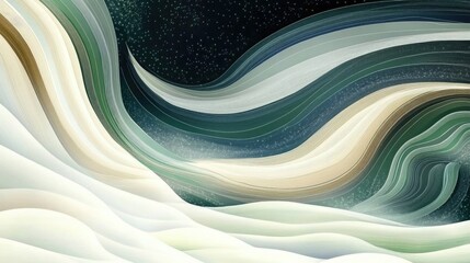 Aufkleber - Blurred Abstract Green Light Background