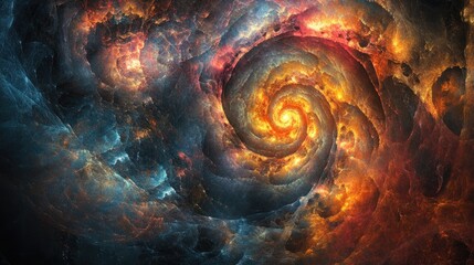 Poster - Abstract digital fractal fantasy artwork