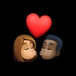 © Mehr - Kissing Couple Emoji