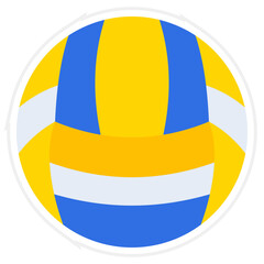 Sticker - Volleyball Icon