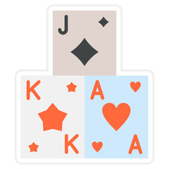 Sticker - Cards Icon