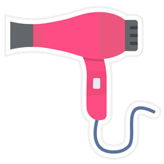 Sticker - Hair dryer Icon