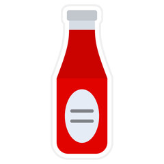 Wall Mural - Sauce bottle Icon