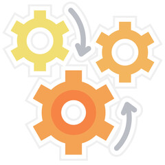 Sticker - Gear Icon