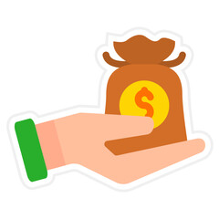 Sticker - Hand Icon