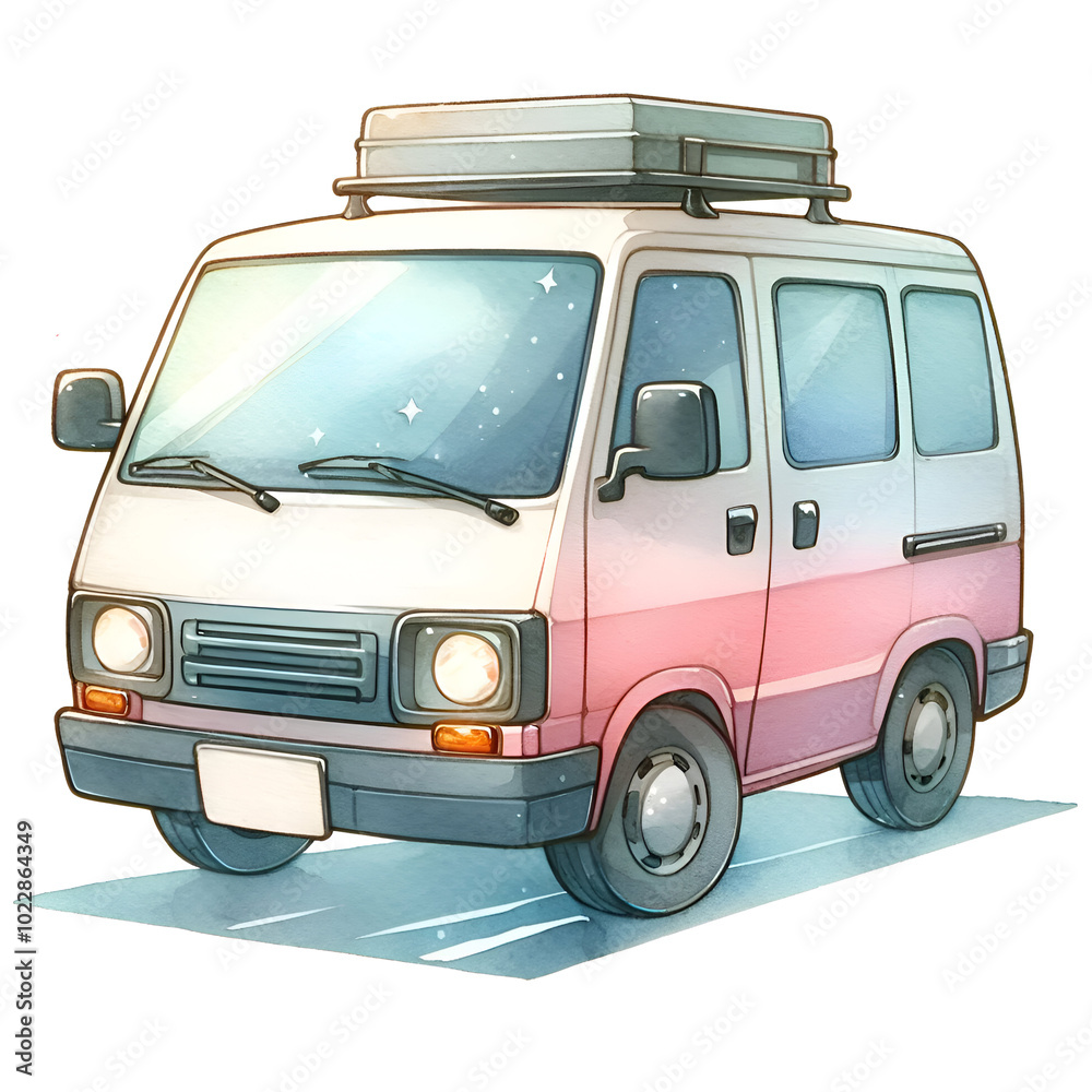 Transport Clipart Set Watercolor Public Transportation PNG Vehicle ...