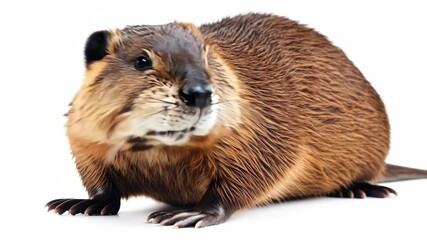 Aufkleber - A brown animal with a big nose and a long tail