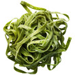 © Sascha - Bunch of green pasta tagliatelle made from spinat on a transparent background.