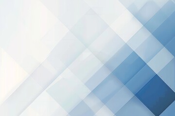 Poster - A blend of soft blue and white geometric shapes and patterns come together, offering a serene and modern backdrop ideal for creative projects.