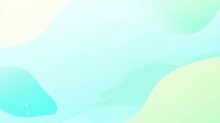 Poster - A soft, abstract background featuring gentle waves and gradients in pastel colors.