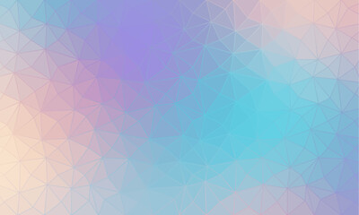 Poster - Abstract 2D geometric colorful background. Lowpoly vector background