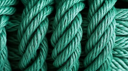 Wall Mural - This is a green cotton rope for macrame. It's perfect projects and comes on a bobbin.