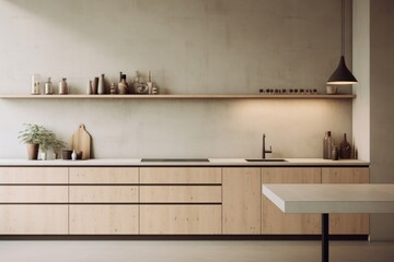 Poster - Kitchen furniture sideboard cabinet.