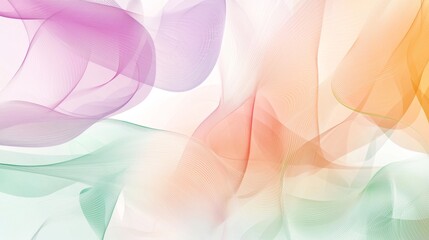 Poster - Colorful wavy lines blend into dynamic shapes, creating a vibrant modern background perfect for graphic design projects