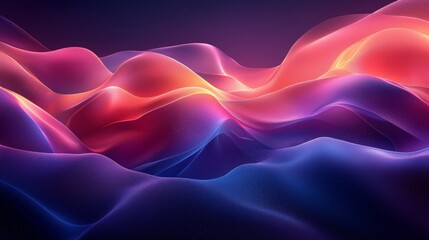 Poster - Abstract background forming flowing colorful waves, beautiful smooth wave-like motion lines flowing dynamically, 3d illustration