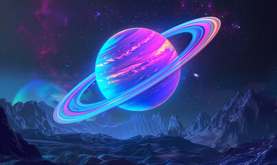 planet in space