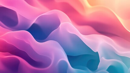 Aufkleber - Abstract geometric texture featuring a vibrant blurred background with gradient waves perfect for fantasy patterns presentations digital printing or design elements