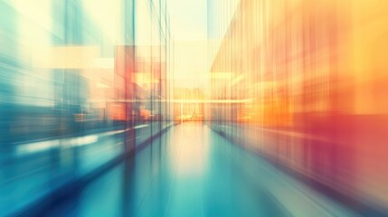 Aufkleber - Artistic image featuring a blurred modern background with a gradient illustration suitable for backdrop or banner design