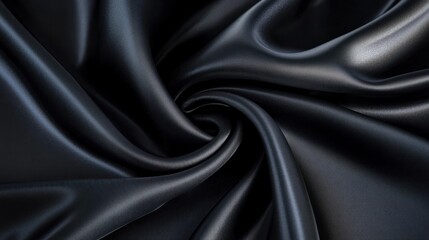 Poster - Black background with a metallic sheen, providing a sleek,