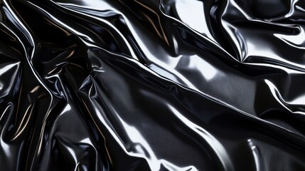 Poster - Black background with a metallic sheen, providing a sleek, 