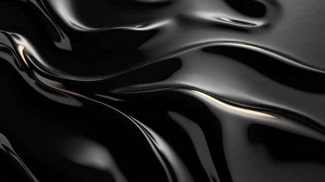 Black background with a metallic sheen, providing a sleek, 