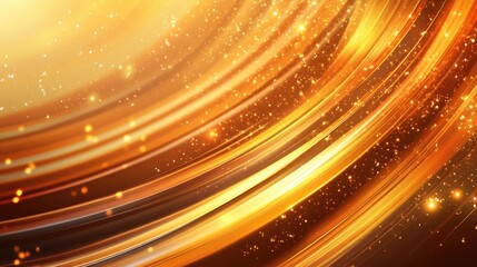 Aufkleber - Abstract Golden And Orange Horizontal Lines Background With Blurred Effect And Space For Text Evoking Luxury Joy And Celebration Perfect For Festive Or Cheerful Themes