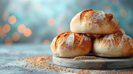 Bakery products. Bakery. Assorted freshly baked pastries. A lot of ready-made fresh bread in a bakery oven in a bakery. Bread making business. Still life. Bakery - various kinds of breadstuff.