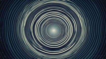 Aufkleber - Abstract radial geometric design with concentric patterns Geometric radial element in a creative composition