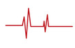 © Ольга Гордеева - Life line icon vector. Heartbeat line icon. Medetsina sign. Cardiogram line icon, sign. Heart pulse silhouette, icon, symbol. Vector illustration.