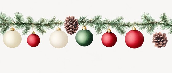 christmas watercolor background