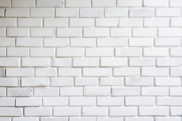 Canvas Print - PNG White brick wall architecture backgrounds repetition.