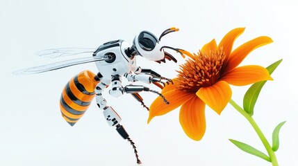 Poster - The Future of Pollination Robotic Bees and Their Role in Nature