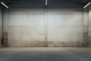 Wall Mural - Abandon warehouse old architecture darkness.