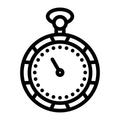 Sticker - Pocket Watch Vector Design Icon Style