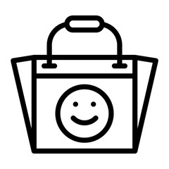 Sticker - Tote Bag Vector Design Icon Style