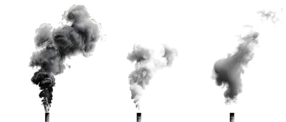 Wall Mural - chimney smoke png transparent background