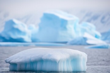 Poster - Iceberg glacier nature landscape.