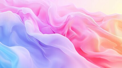 Poster - A gradient abstract background with smooth transitions between soft pastel colors, creating a calm and peaceful vibe.