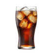 © Beshr - Isolated glass of cola with ice without background