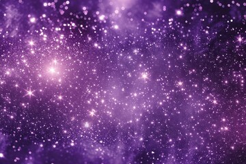 Wall Mural - Pastel galaxy on sky glitter purple space.