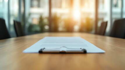 Business professionals sitting around a table and reviewing documents that highlight their company s environmental social and governance ESG initiatives and sustainable planning strategies