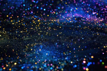 Sticker - Bioluminescence galaxy background backgrounds glitter light.