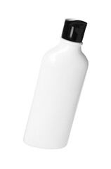 Wall Mural - Shampoo in bottle isolated on white. Personal care product