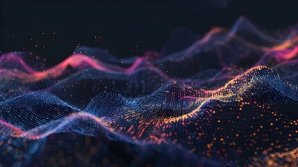 Poster - Fluctuating Digital Waves Representing Emotions in Online Discourse