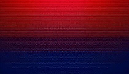 Poster - Red and Navy Blue Background with Halftone Pattern and Smooth Gradient Transitions