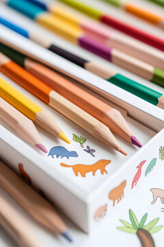 Box for Children’s Pencils | Fun and Colourful Storage Solution for Creative Kids